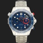 Omega Seamaster Diver 300 M 210.30.44.51.03.002 (2023) - Blauw wijzerplaat 44mm Staal (3/8)