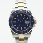 Rolex Submariner Date 116613LB (2013) - Blue dial 40 mm Gold/Steel case (2/8)