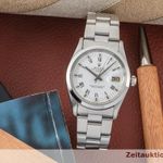 Rolex Oyster Perpetual Date 15000 (1981) - White dial 34 mm Steel case (1/8)