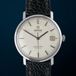 Omega Seamaster 166.020 (1965) - Wit wijzerplaat 34mm Staal (1/8)