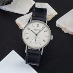 NOMOS Tangente 101 (Onbekend (willekeurig serienummer)) - Wit wijzerplaat 35mm Staal (1/8)