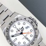 Rolex Explorer II 226570 (2023) - Wit wijzerplaat 42mm Staal (3/8)