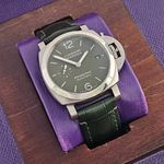 Panerai Luminor Marina PAM01304 (2022) - Green dial 40 mm Steel case (1/4)