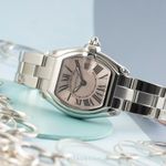 Cartier Roadster W62017V3 (2005) - Pink dial 30 mm Steel case (2/8)