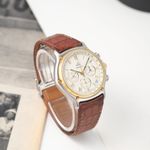 Ebel 1911 1134901 (1990) - White dial 39 mm Gold/Steel case (3/8)