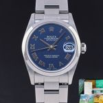 Rolex Datejust 31 78240 (2001) - Blauw wijzerplaat 31mm Staal (1/8)