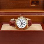 Rolex Daytona 16518 (1996) - Wit wijzerplaat 40mm Geelgoud (1/8)