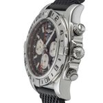 Breitling Chronomat GMT AB0413B9/BD17 (Unknown (random serial)) - Black dial 47 mm Steel case (6/8)