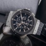Hublot Big Bang Aero Bang 311.SM.1170.GR (Unknown (random serial)) - Black dial 45 mm Steel case (2/8)
