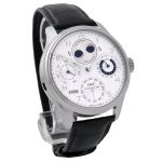 IWC Portuguese Perpetual Calendar IW502111 (2003) - Silver dial 44 mm Platinum case (3/8)