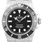 Rolex Submariner No Date 114060 (2015) - Zwart wijzerplaat 40mm Staal (2/5)