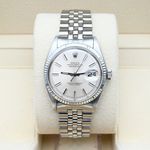 Rolex Datejust 1601 (1972) - Zilver wijzerplaat 36mm Staal (3/8)