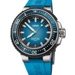 Oris Aquis Titan 01 400 7777 7155-Set (2026) - Blue dial 50 mm Titanium case (1/1)