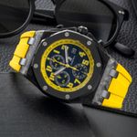 Audemars Piguet Royal Oak Offshore Chronograph 26176FO (2013) - Zwart wijzerplaat 42mm Carbon (2/8)
