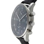 IWC Portuguese Chronograph IW371447 (Unknown (random serial)) - Black dial 41 mm Steel case (6/8)
