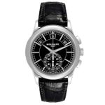 Patek Philippe Annual Calendar Chronograph 5905P-010 (Unknown (random serial)) - Black dial 42 mm Platinum case (1/4)