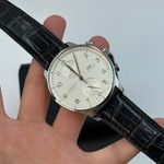 IWC Portuguese Chronograph IW371604 (2023) - Silver dial 41 mm Steel case (8/8)