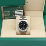 Rolex Explorer 214270 (Onbekend (willekeurig serienummer)) - Zwart wijzerplaat 39mm Staal (4/8)