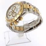 Rolex Daytona 116523 (2004) - White dial 40 mm Gold/Steel case (2/6)