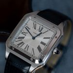 Cartier Santos Dumont WSSA0032 (2025) - Zilver wijzerplaat 47mm Staal (3/3)