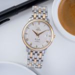 Omega De Ville Prestige 4374.31.00 (Unknown (random serial)) - Silver dial 37 mm Gold/Steel case (1/8)