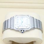 Cartier Santos Galbée 2319 (Onbekend (willekeurig serienummer)) - Zilver wijzerplaat 29mm Staal (4/8)
