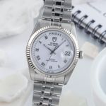 Tudor Prince Date 76214 (Unknown (random serial)) - White dial 36 mm Steel case (3/8)