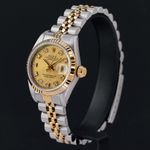 Rolex Lady-Datejust 69173 (1990) - Champagne wijzerplaat 26mm Goud/Staal (4/8)