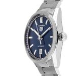 TAG Heuer Carrera Calibre 5 WBN2112.BA0639 (2025) - Blauw wijzerplaat 39mm Staal (4/7)