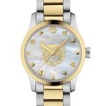Gucci G-Timeless YA1265012 (2023) - Pearl dial 27 mm Gold/Steel case (1/3)