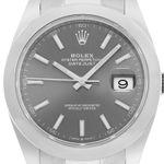 Rolex Datejust 41 126300 (2021) - Grijs wijzerplaat 41mm Staal (1/7)