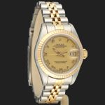 Rolex Lady-Datejust 69173 (1988) - Champagne dial 26 mm Gold/Steel case (4/7)