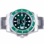 Rolex Submariner Date 116610LV (2018) - Groen wijzerplaat 40mm Staal (6/8)