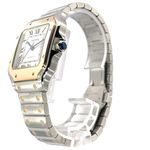 Cartier Santos W2SA0016 (2024) - Silver dial 35 mm Gold/Steel case (3/8)