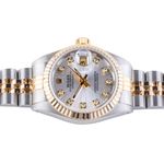 Rolex Lady-Datejust 69173 (1992) - Silver dial 26 mm Gold/Steel case (5/8)