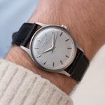Patek Philippe Calatrava 570 (1963) - Silver dial 36 mm White Gold case (2/2)