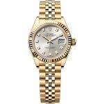 Rolex Lady-Datejust 279178 (2025) - Zilver wijzerplaat 28mm Geelgoud (1/1)