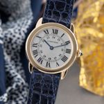 Cartier Ronde Solo de Cartier W6700355 (2015) - Silver dial 29 mm Gold/Steel case (3/8)