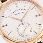 A. Lange & Söhne Saxonia 380.033 (2022) - White dial 38 mm Rose Gold case (3/8)