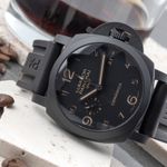 Panerai Luminor 1950 3 Days GMT Automatic PAM00441 (Unknown (random serial)) - Black dial 44 mm Ceramic case (2/8)
