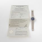 Patek Philippe Calatrava 3445/6 (1970) - Blue dial 35 mm White Gold case (2/8)