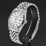 Rolex Datejust 1601 (1978) - Wit wijzerplaat 36mm Staal (4/8)