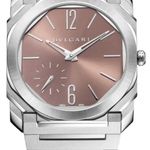 Bulgari Octo 103856 (2026) - Roze wijzerplaat 40mm Staal (1/1)