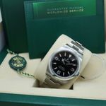 Rolex Explorer 214270 (2019) - Zwart wijzerplaat 39mm Staal (8/8)