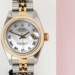 Rolex Lady-Datejust 69173 (1996) - Pearl dial 26 mm Gold/Steel case (5/7)