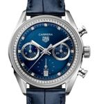 TAG Heuer Carrera CBS2214.FC6567 (2026) - Blauw wijzerplaat 39mm Staal (2/2)