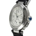 Cartier Pasha W3103755 (2000) - Zilver wijzerplaat 38mm Staal (6/8)