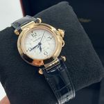 Cartier Pasha WGPA0014 (2024) - Silver dial 35 mm Rose Gold case (4/8)