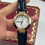 Cartier Pasha WGPA0014 (2024) - Silver dial 35 mm Rose Gold case (5/8)