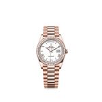 Rolex Day-Date 36 128345RBR (2025) - White dial 36 mm Rose Gold case (1/1)